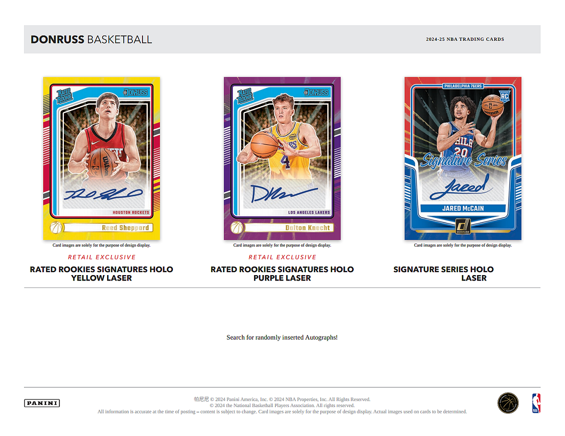2024-25 Panini Donruss Basketball Fat Pack Box
