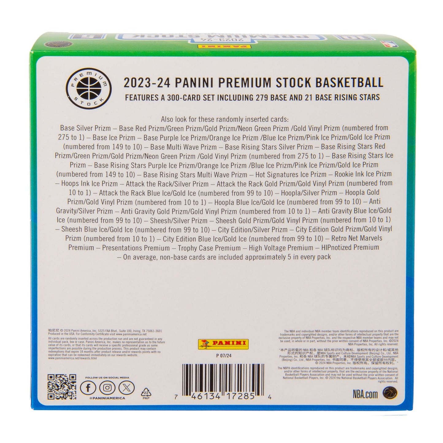2023-24 Panini Hoops Premium Stock Basketball Mega Box