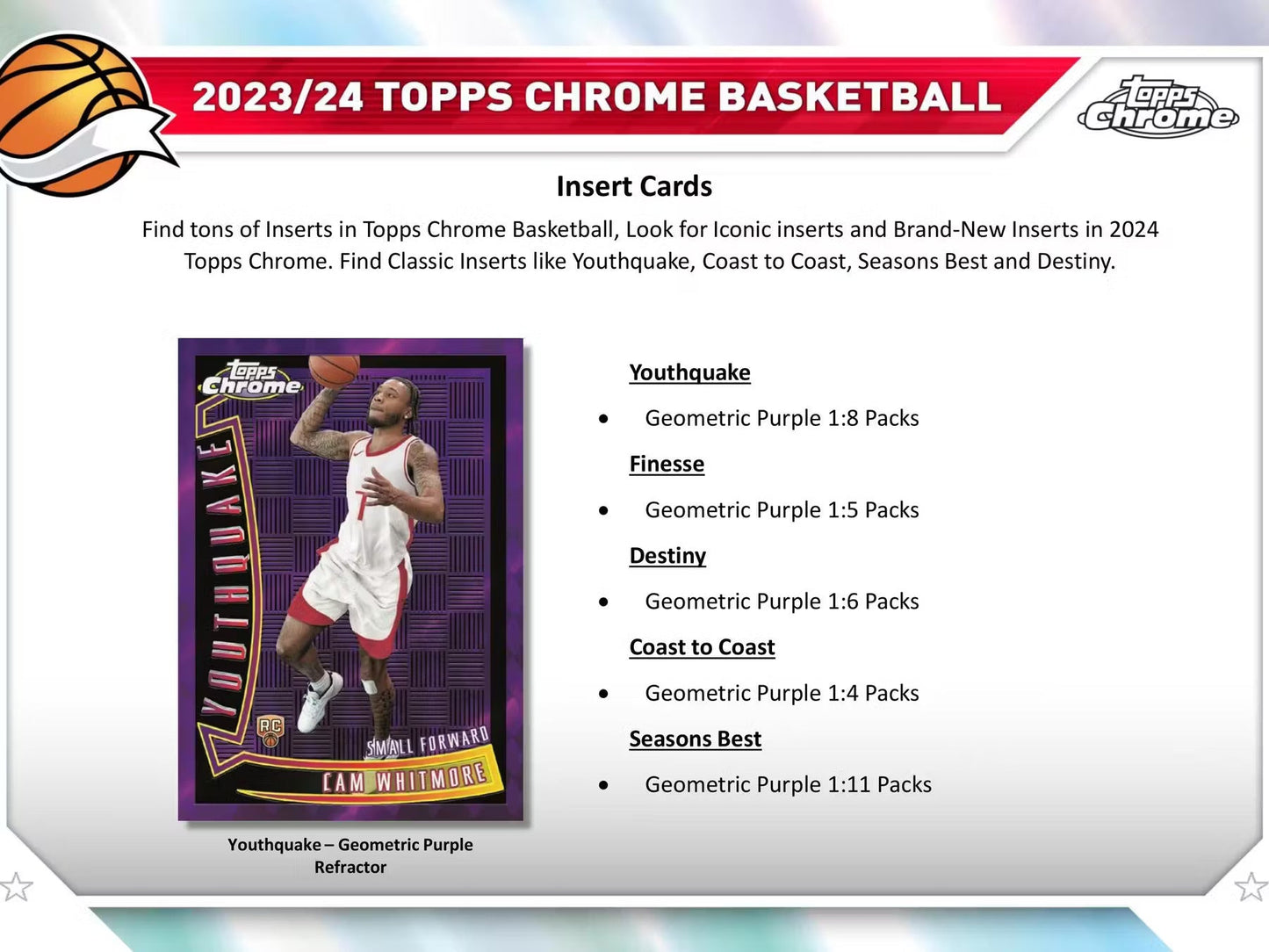 2023-24 Topps Chrome Basketball Breakers Delight Box