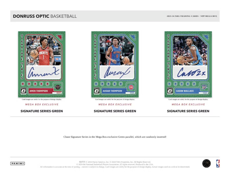2023-24 Panini Donruss Optic Basketball Mega Box (Hyper Pink Prizms)