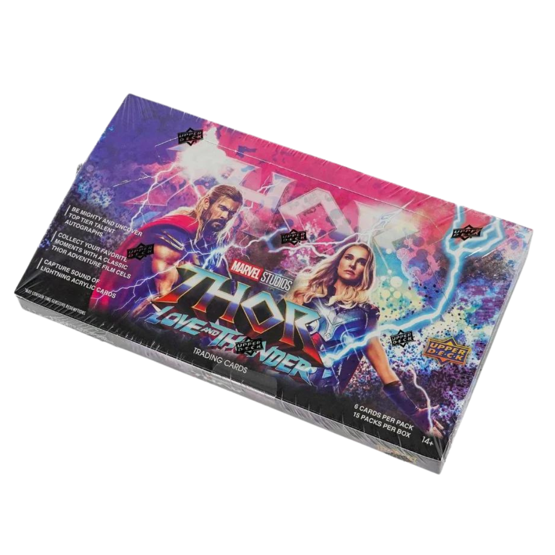 2023-24 Upper Deck Marvel Studios Thor Love And Thunder Hobby Box 2023-24 Upper Deck Marvel Studios Thor Love And Thunder Hobby Box