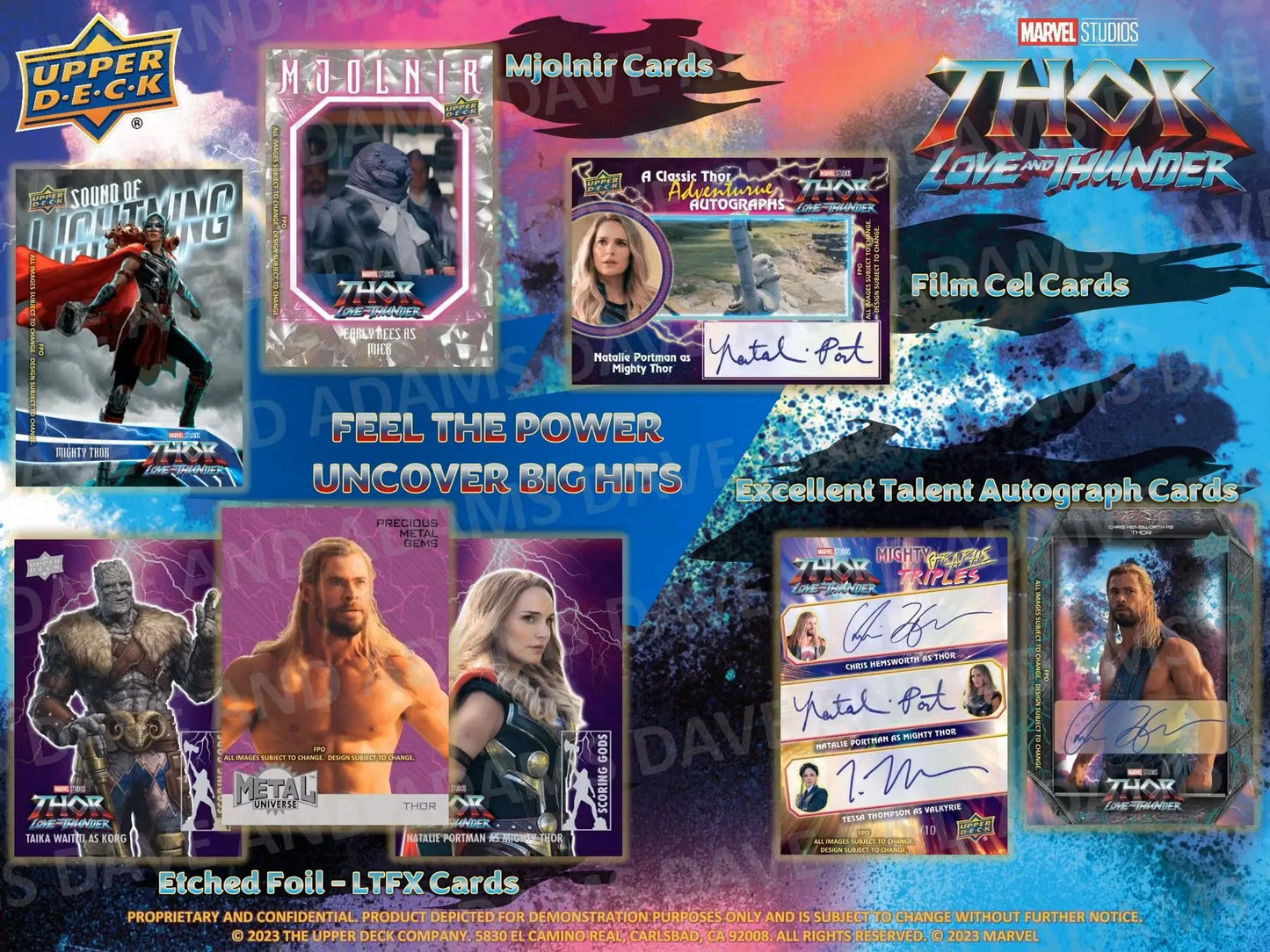 2023-24 Upper Deck Marvel Studios Thor Love And Thunder Hobby Box