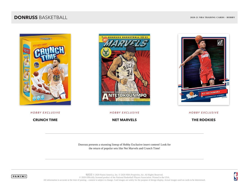 2020-21 Panini Basketball Donruss hobby