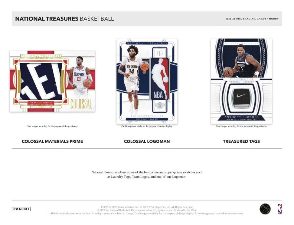 2022-23 Panini National Treasures Basketball Hobby