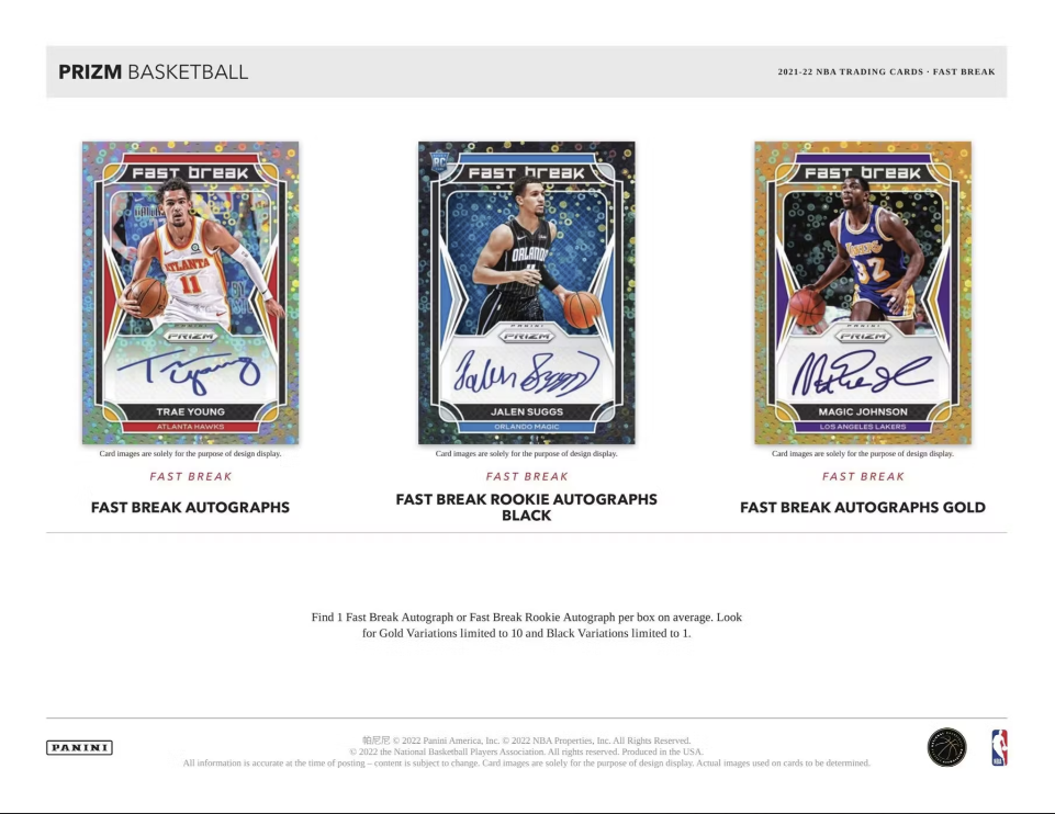 2021-22 Panini Prizm Basketball Fast Break