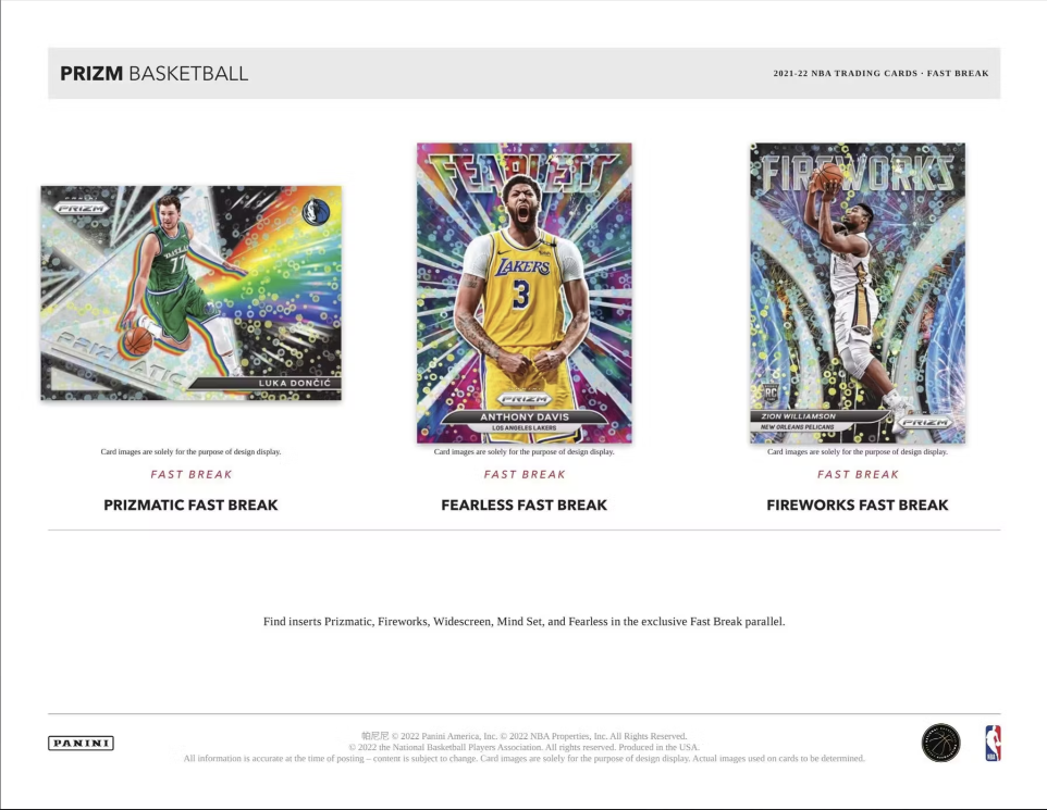 2021-22 Panini Prizm Basketball Fast Break