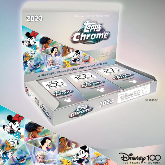 2023 Topps Chrome Disney 100 Cards Checklist and Odds