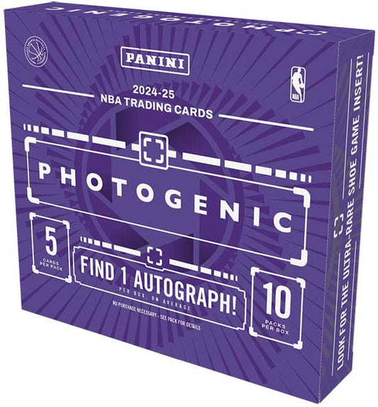 2024-25 Panini Photogenic Basketball Checklist, Team Set Lists and Details