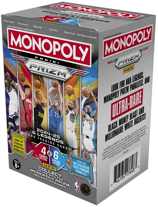 2024-25 Panini Prizm Monopoly Basketball Checklist, Team Set Lists and Details