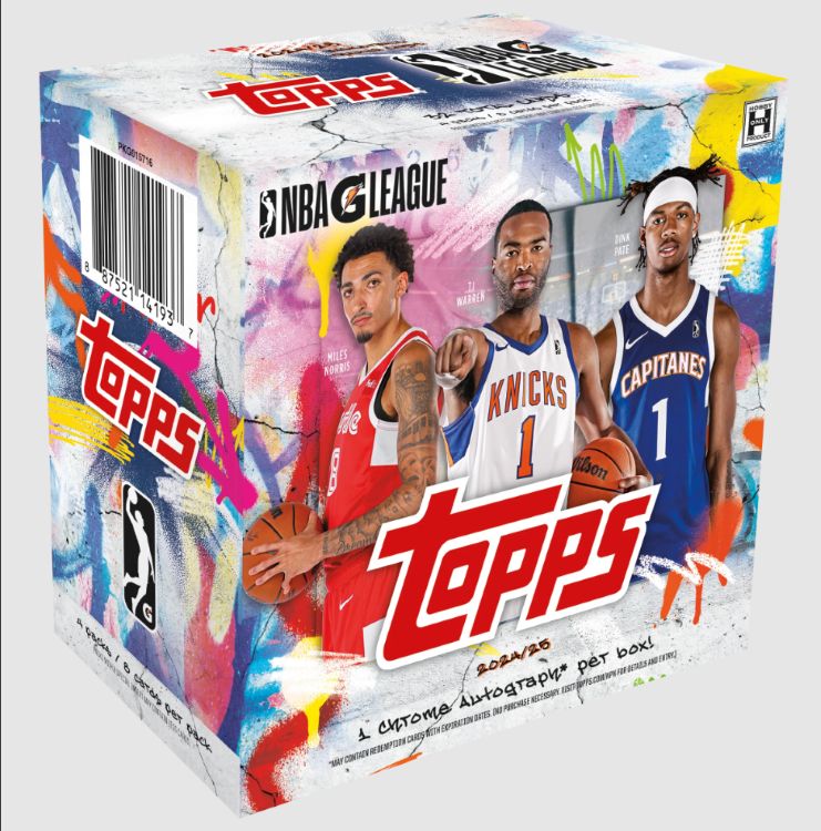 2024-25 Topps G-League Basketball Checklist, Team Set Lists and Details