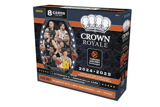 2024-25 Panini Crown Royale Turkish Airlines EuroLeague Basketball Checklist, Team Set Lists and Details