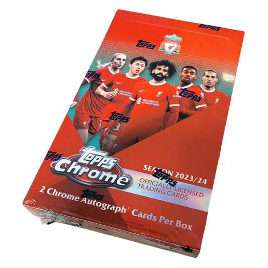 2023-24 TOPPS CHROME LIVERPOOL TEAM SET - BOX