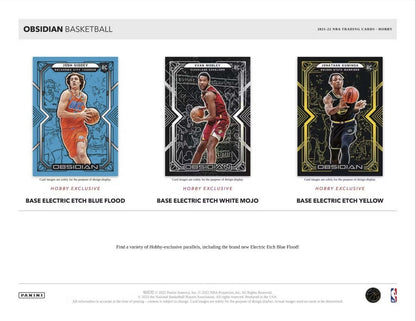 2021-22 Panini Obsidian Basketball Fotl