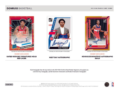 2023-24 Panini Donruss Basketball Hobby