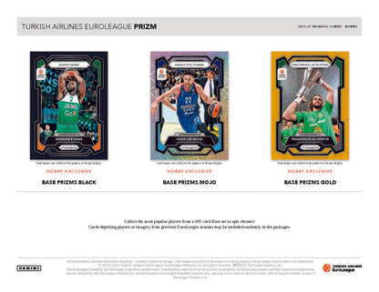 2023-24 Prizm Turkish Airlines EuroLeague Basketball Hobby
