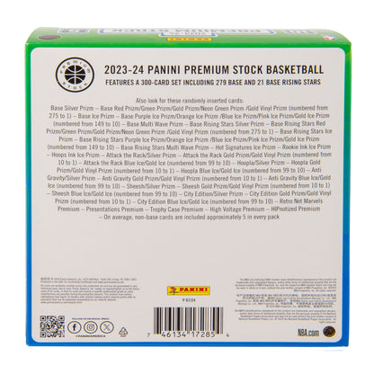 2023-24 Panini Hoops Premium Stock Basketball Mega Box