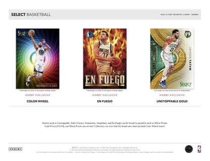 2022-23 Panini Select Basketball Hobby Box