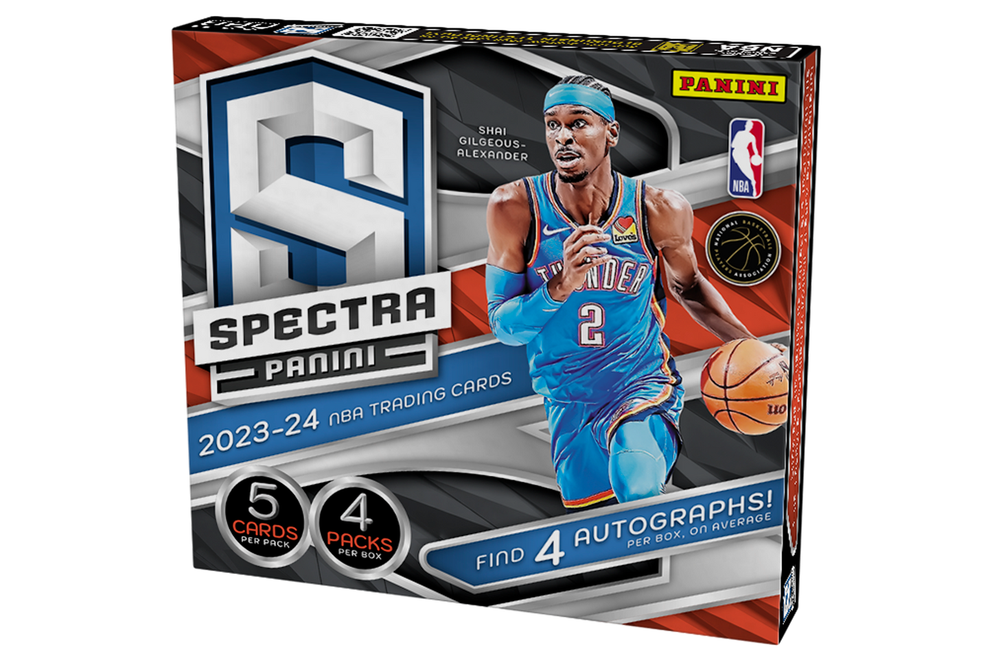 2023-24 Panini Spectra NBA Trading Card Box (Hobby)
