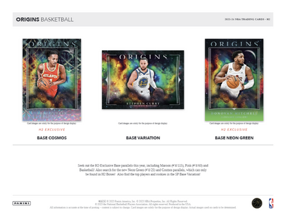 2023-24 Panini Origins Basketball H2