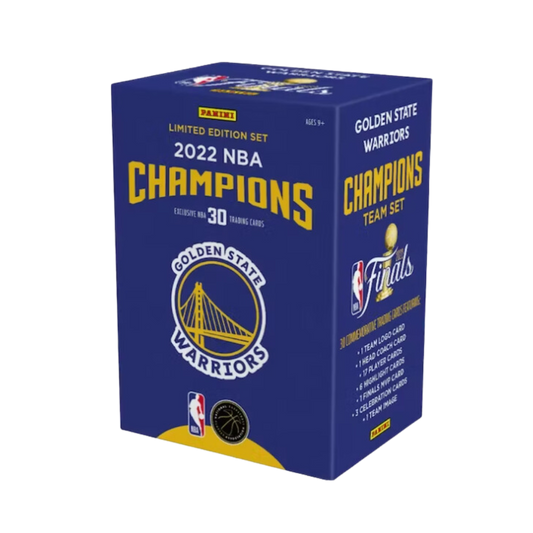 2022 Panini Golden State Warriors NBA Champions Team Set Basketball Cards