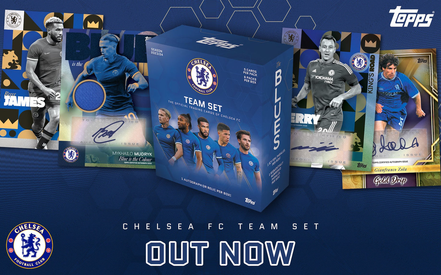 Topps Chelsea FC Official Team Set 23/24