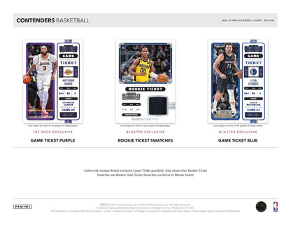 2022-23 Panini Contenders Basketball Blaster Box