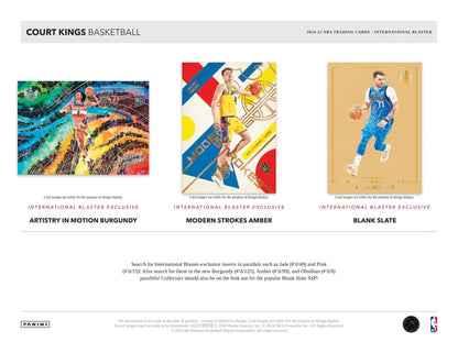 2024-25 Panini Court Kings Basketball International Blaster Box