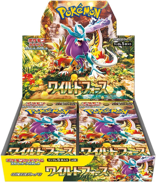Pokemon TCG 日版 朱與紫 SV5K 補充包「ワイルドフォース」