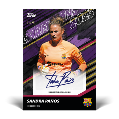 Topps FC Barcelona Women Winners Team Set 2023