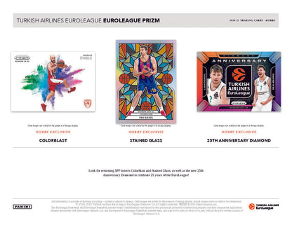 2024-25 Panini Prizm Turkish Airlines Euroleague Basketball Hobby Box