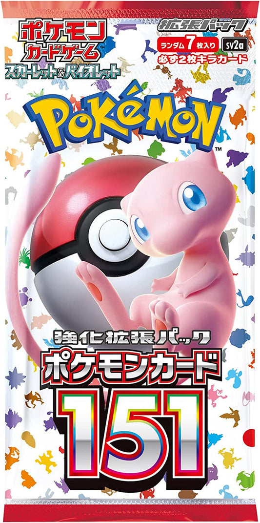 Pokemon TCG 日版 朱與紫 SV2a「ポケモンカード151」