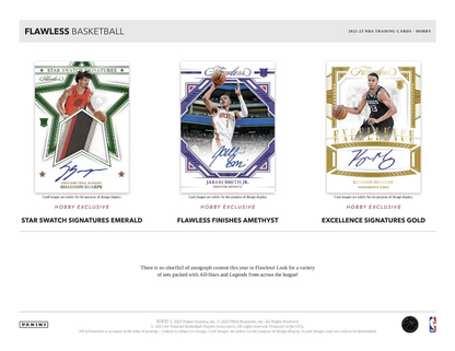 2022-23 Panini Flawless Basketball Hobby
