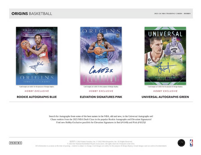2023-24 Panini Origins Basketball Hobby